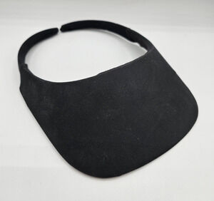 No Headache Golf Visor Hat Womens One Size Curved Brim Black